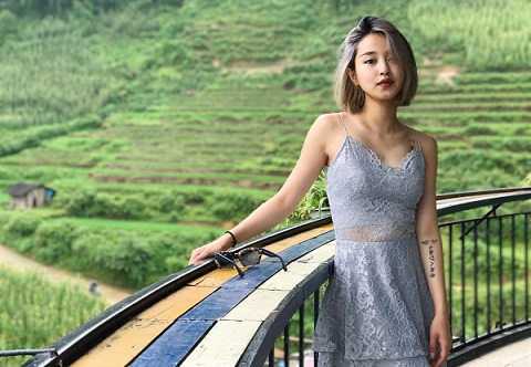 Gai xinh hot girl Mi Van at HappyLuke Vietnam online casino