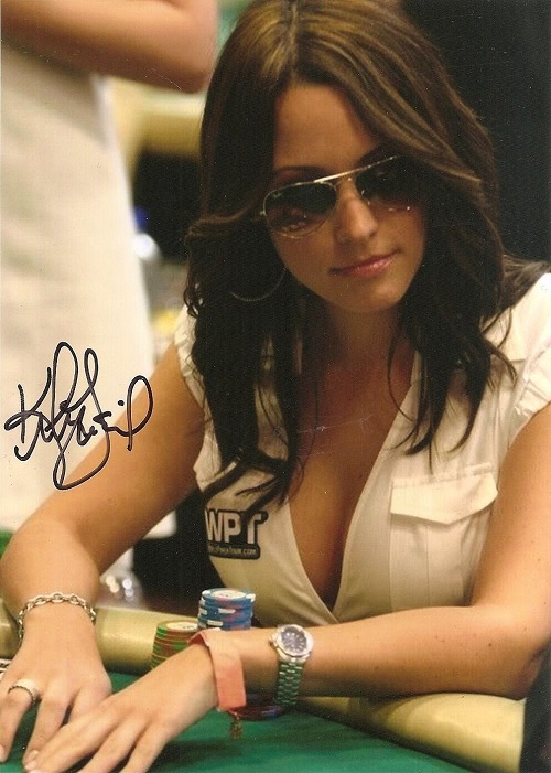 bài thủ Poker quyến rũ Kimberly Lansing